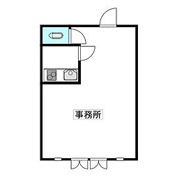 ローズアネックス1 ワンルームの間取図画像