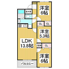 物件の間取り