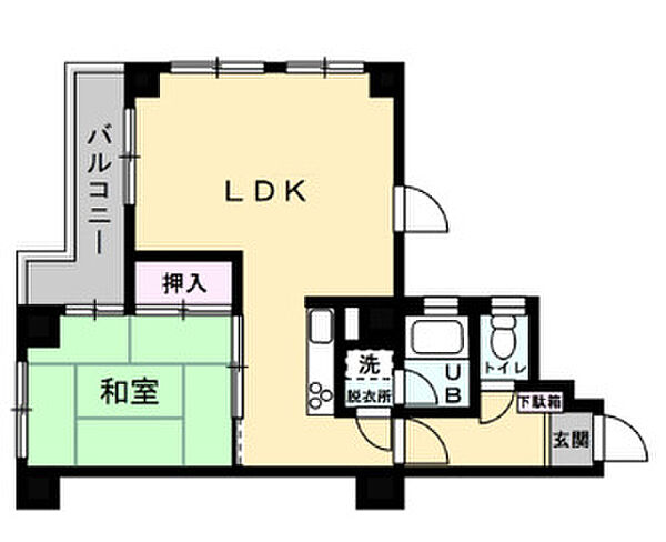 神奈川県横浜市西区浅間台(賃貸マンション1LDK・3階・31.80㎡)の写真 その2