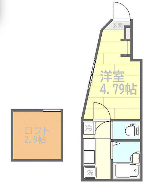 神奈川県横浜市南区別所2丁目(賃貸アパート1K・2階・15.37㎡)の写真 その2