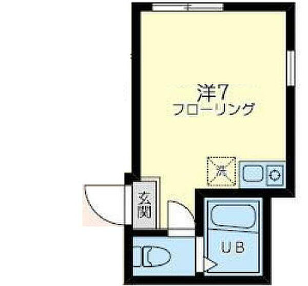 神奈川県横浜市南区大岡3丁目(賃貸アパート1R・1階・14.50㎡)の写真 その2