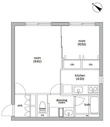SIERRAGARDENS /新築・デザイナーズ・世田谷・安 1LDKの間取図画像