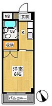 スカイタウン狭山台 208 ｜ 埼玉県狭山市狭山台1丁目（賃貸マンション1K・2階・18.48㎡） その2