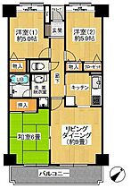 ルテシア新狭山 205 ｜ 埼玉県狭山市東三ツ木（賃貸マンション3LDK・2階・65.17㎡） その2