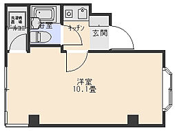 MHビル 1Kの間取図画像