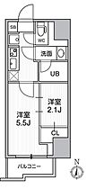 東京都江東区亀戸６丁目55-13（賃貸マンション2K・4階・25.40㎡） その2