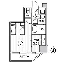 東京都江東区東陽３丁目22-4（賃貸マンション1DK・7階・25.53㎡） その2