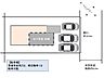 その他：【敷地配置図】外構は駐車場を造作し、並列で3台停められるようにいたします。