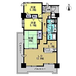 間取図画像 3LDK