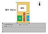 その他：【配置図】駐車スペースは車庫1台、青空2台駐車できます。駐車スペースのご参考に活用ください。