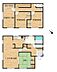 間取り：【間取り図】間取りは4LDKの二階建てです。1階に和室1部屋、2階に洋室3部屋です。各部屋が独立しているので、お子様の勉強部屋としてもお使いいただけます。