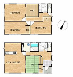 三沢市千代田町3丁目　戸建て 4LDKの間取り