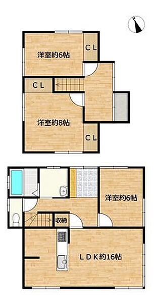 間取りを拡大表示