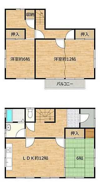 間取りを拡大表示