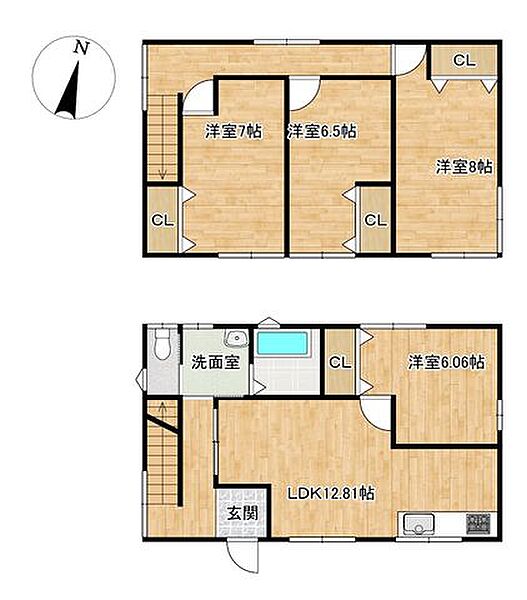 間取りを拡大表示