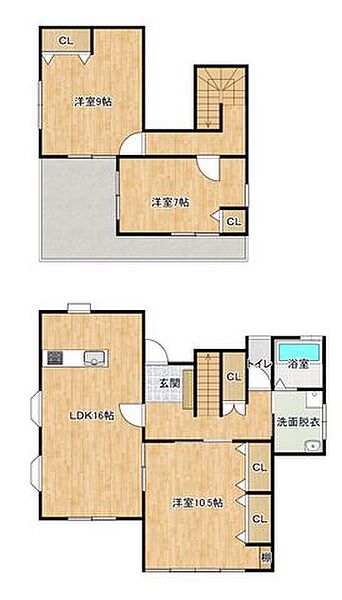 間取りを拡大表示