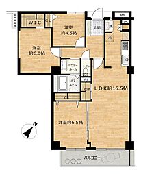 ダイアパレスロイヤルシティ東幸町W棟 3LDKの間取図画像