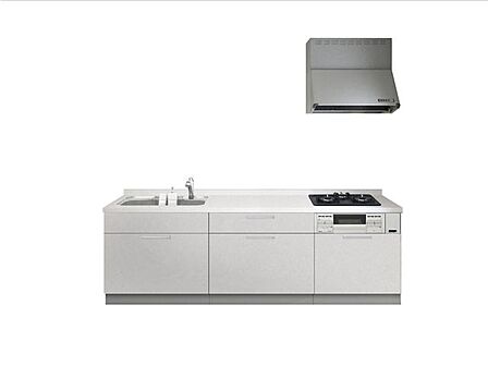 【同仕様写真】ハウステック製のキッチンへ新品交換します。