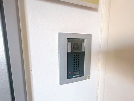 玄関のインターホンもモニターつきです。