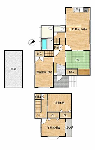 間取り 上越市大字滝寺2000-64