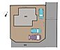 その他：【区画図】敷地北東側に幅員約5ｍの私道が面しています。駐車2台（車種によっては3台可能）南東角地で日当たり良好です。