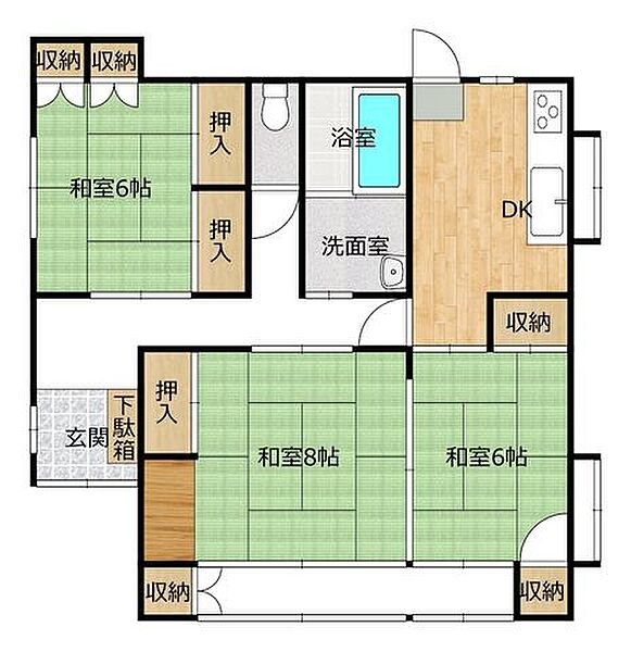 間取りを拡大表示