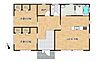 間取り：【間取り図（2LDK）】2LDK の間取りです。全居室6帖以上あるため、広々とお部屋を使えます。