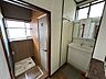 洗面：【リフォーム中】洗面化粧台です。トイレスペースを新設致します。