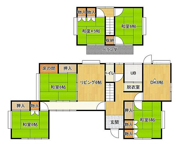間取りを拡大表示