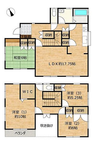 間取りを拡大表示