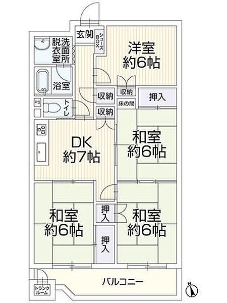 間取りを拡大表示