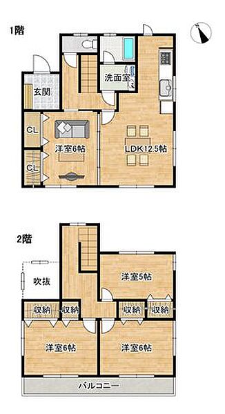 間取りを拡大表示