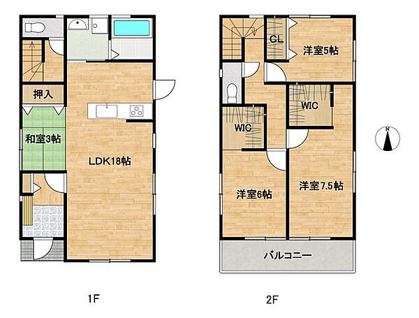 間取りを拡大表示