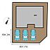 リビング/ダイニング：【区画図】駐車場は、並列で3台のお車が駐車可能です。