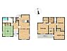 間取り：【間取り図】間取図です。ご家族にうれしい4SLDK。お風呂も広々と1坪ございます。水回りは新品交換いたしました。各居室に収納があり、どのお部屋も使いやすいです。