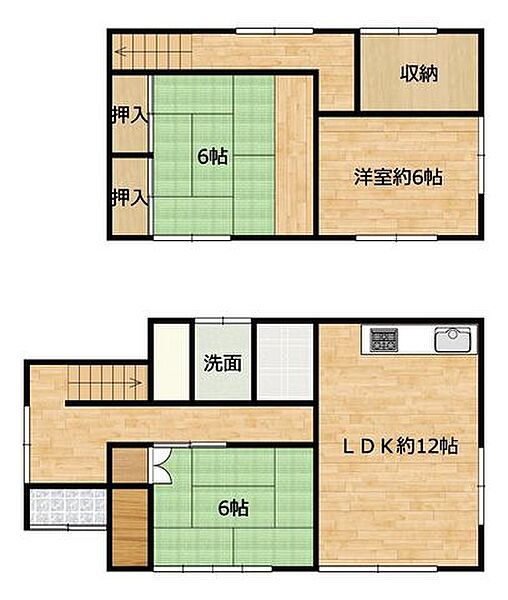 間取りを拡大表示
