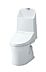 トイレ：【リフォーム前写真】トイレ写真。トイレは温水洗浄機能付きに新品交換します。キズや汚れが付きにくい加工が施してあるのでお手入れが簡単です。直接肌に触れるトイレは新品が嬉しいですよね。