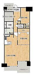 ユニライフ明石魚住 2LDKの間取図画像