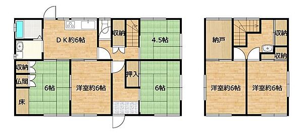 間取りを拡大表示