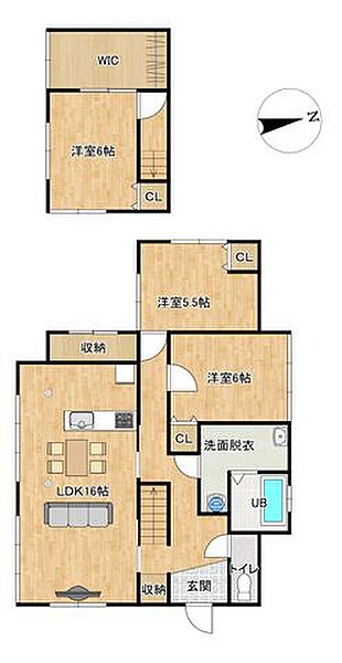 間取りを拡大表示