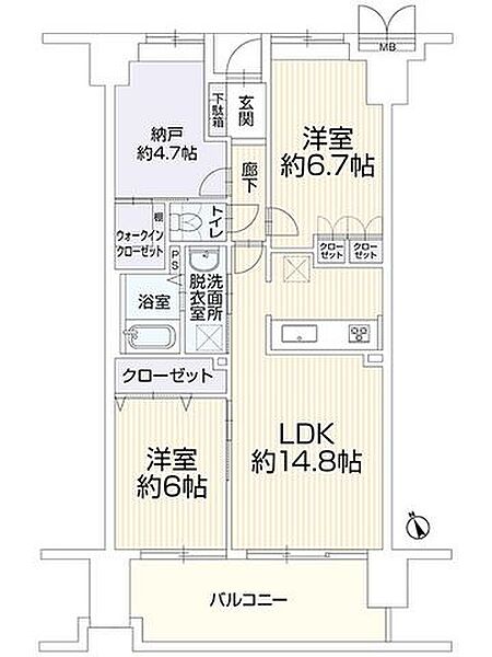 間取りを拡大表示