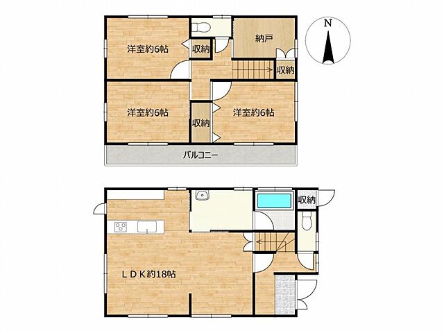 間取り 東温市横河原1344-7