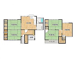高松市香川町浅野　戸建て 5DKの間取り
