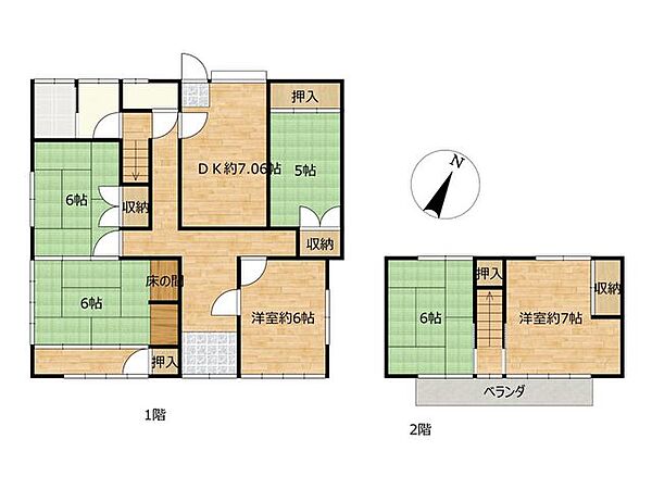 間取りを拡大表示