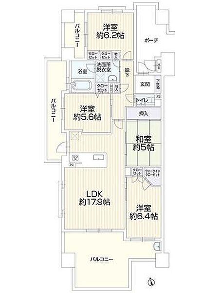 間取りを拡大表示