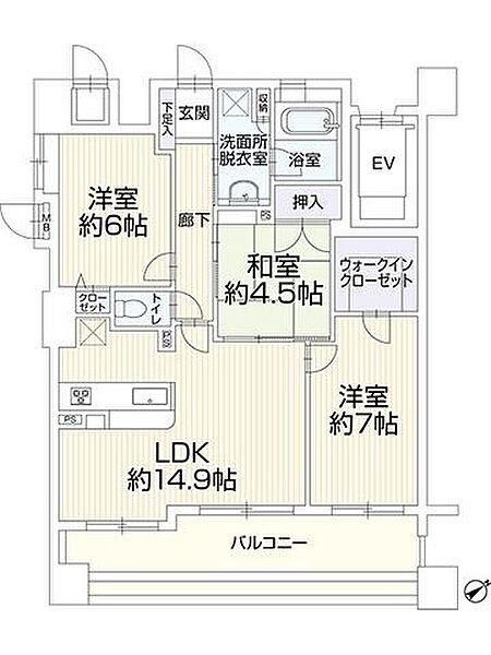 間取りを拡大表示