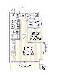 間取図画像 1LDK