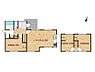 間取り：【リフォーム後間取図】間取りは3LDKの二階建てです。各部屋に収納があるので、部屋を広く使える間取りになっています。 