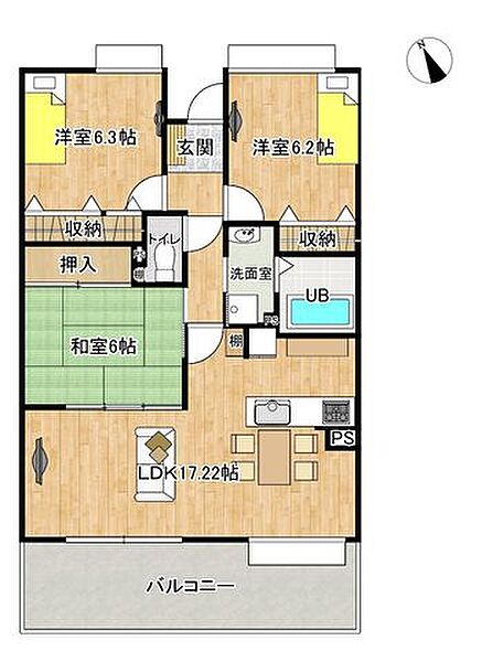 間取りを拡大表示