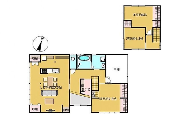 間取り 水俣市陣内1丁目11-34